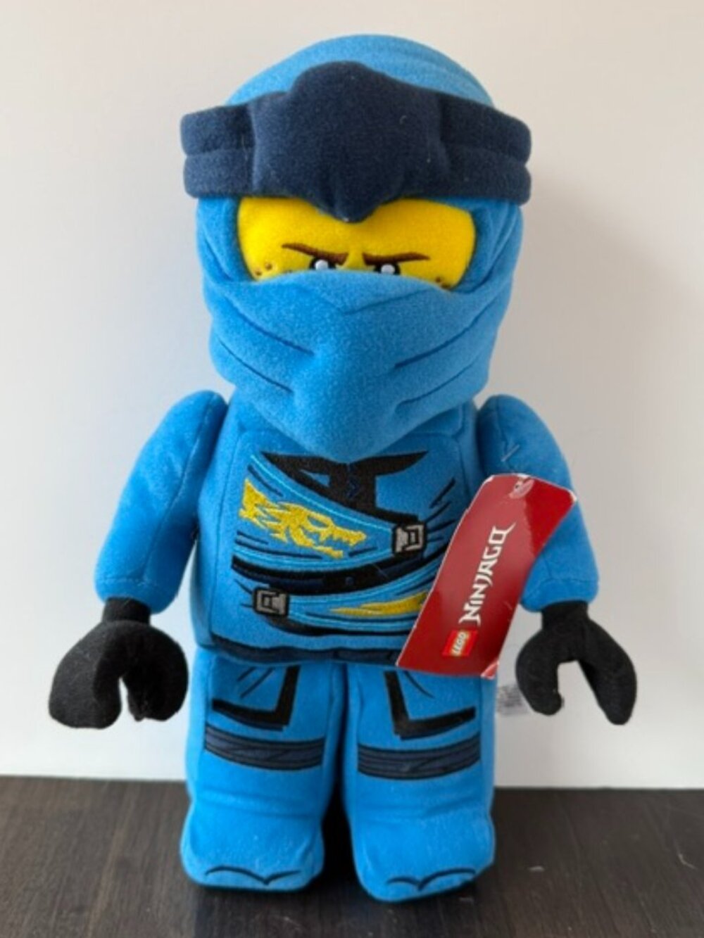 RETIRED LEGO Ninjago Jay Blue Ninja 14” Stuffed Plush Figure 2020 HARD TO FIND